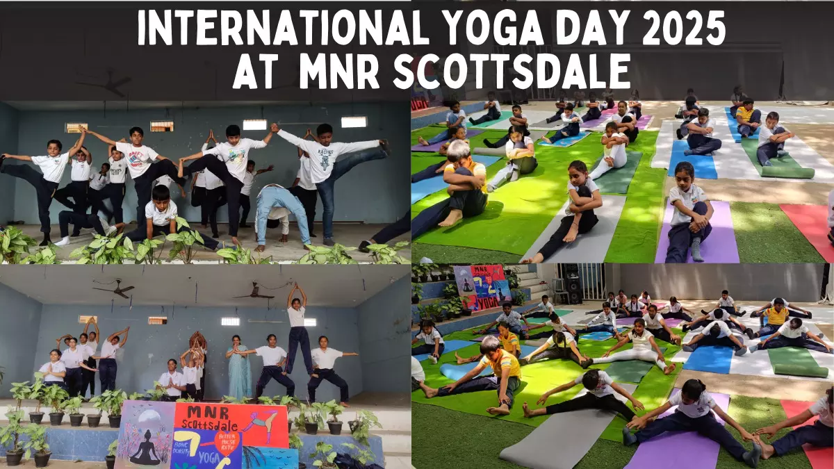 Celebrating International Yoga Day at MNR Scottsdale