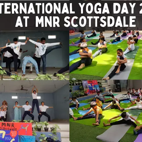 Celebrating International Yoga Day at MNR Scottsdale