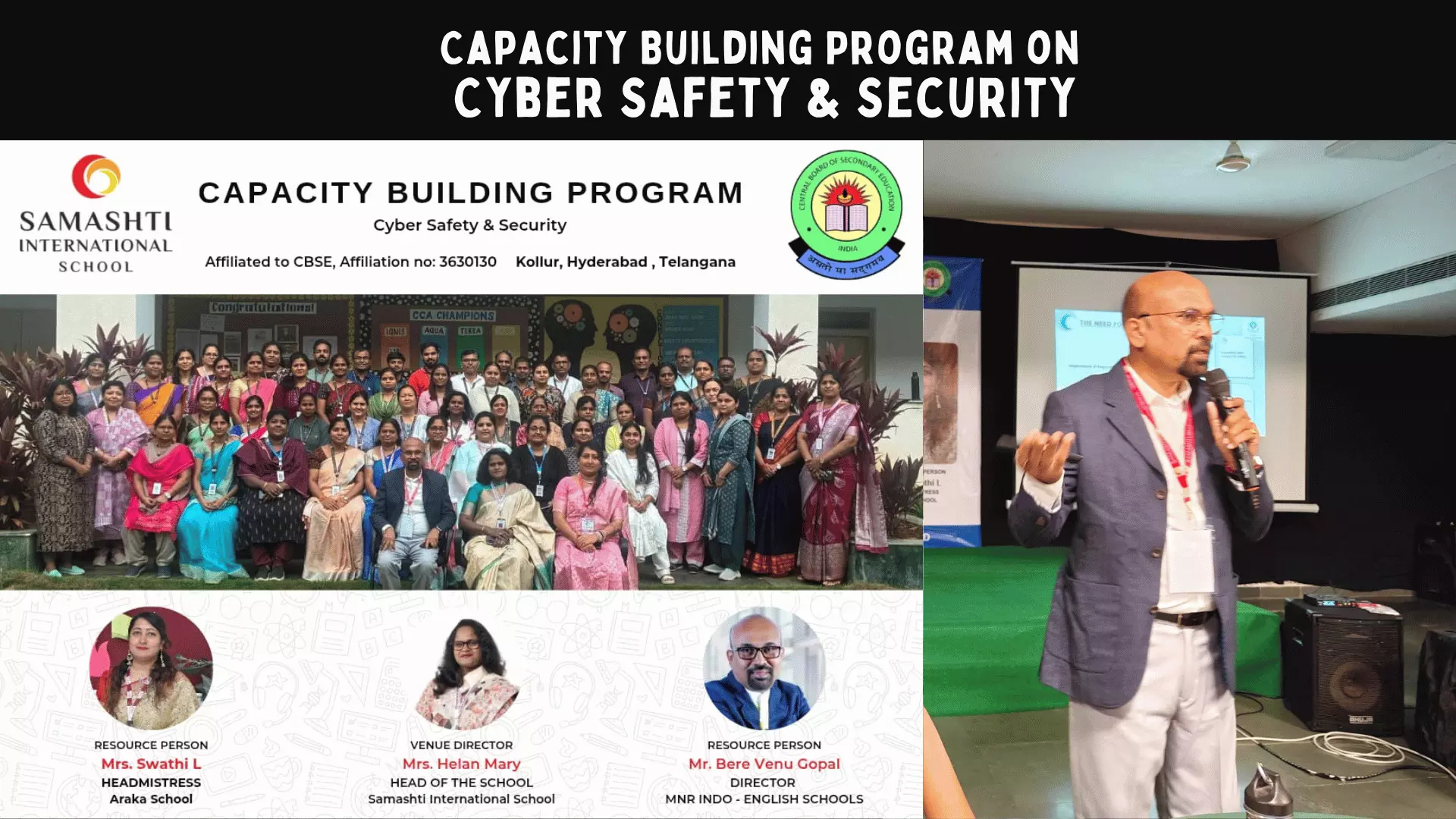 Capacity Building Program on Cyber Safety & Security Capacity Building Program on Cyber Safety & Security